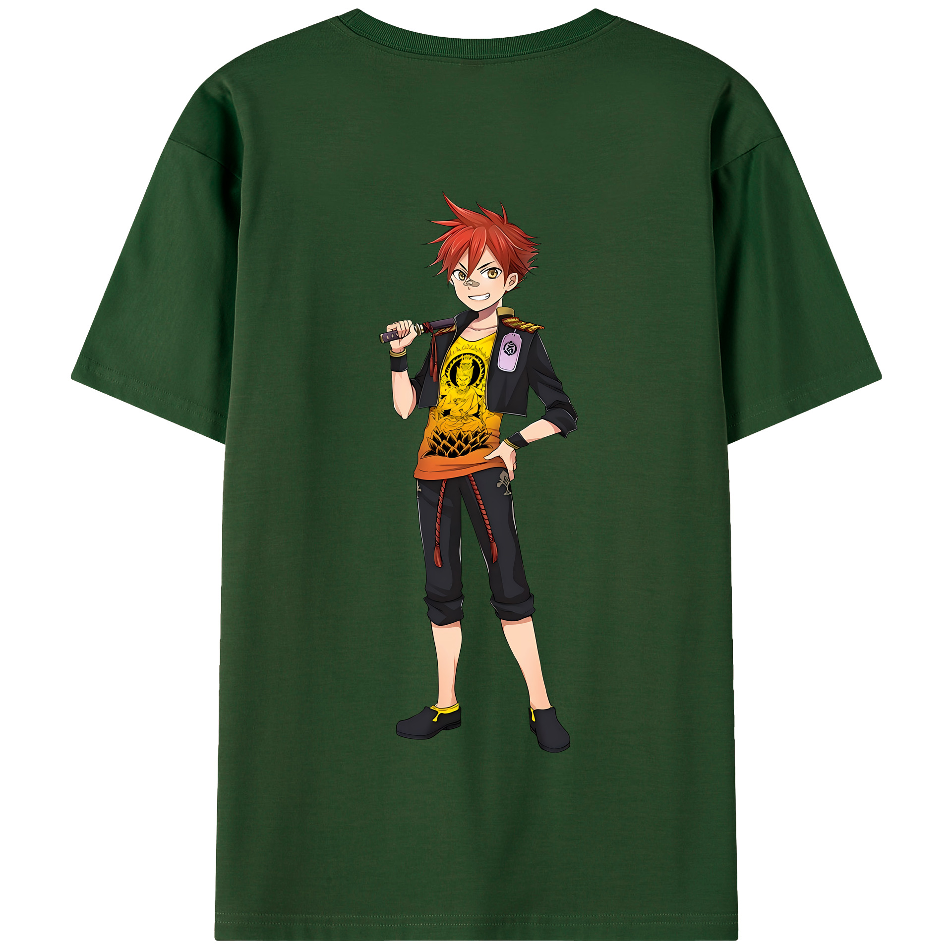 （画像用） 刀剣乱舞 Touken Ranbu 綿100％半袖Tシャツ（背面プリント）